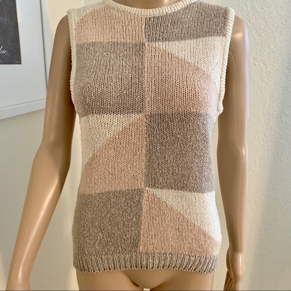 **SOLD** Vintage silk blend sweater vest